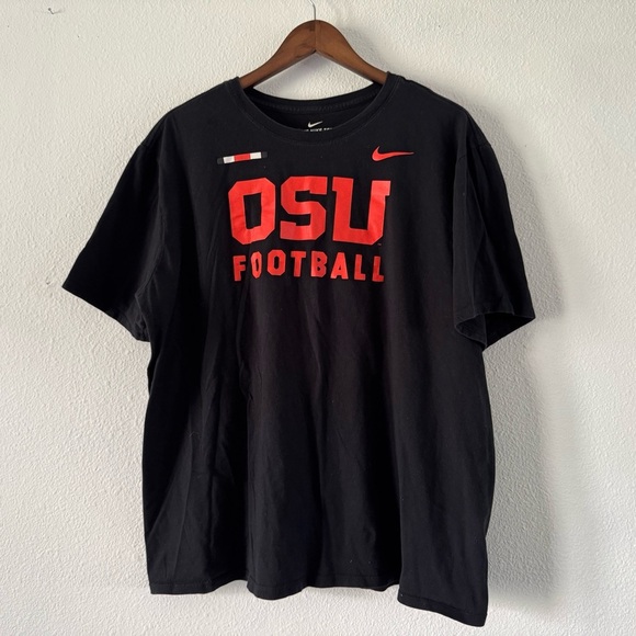 Nike Athletic Cut OSU College Oregon Football The Nike Tee Swoosh Logo XXL - Picture 3 of 6